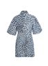 Ganni Jacquard Mini Dress, back view