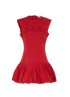 Ganni Sleeveless Dress, &pound;70, Clothing, Red, Cotton, Front view
