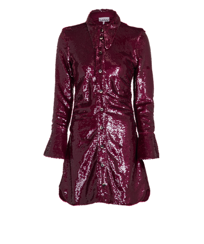 Ganni Port Royale Shirt Dress, front view