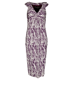 Giambattista Valli Knit Dress, Silk, Purple, 12