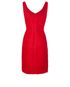 Gianni Versace Crinkled Evening Dress, back view