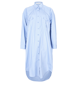 Givenchy Oversized Shirt Dress, Cotton Baby Blue, 6