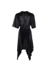 Givenchy Pleated Asymmetric Dress, back view
