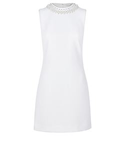 Givenchy White Dress, Viscose, White, 8