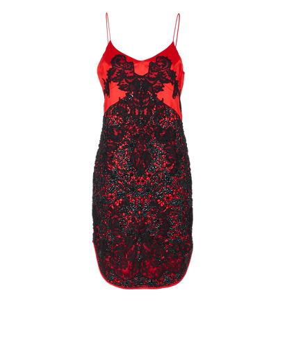 Givenchy Beaded Lace Cocktail Dress, front view