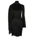 Givenchy Fringed One-Shoulder Dress, £320, Clothing, Black, Viscose, Front view
