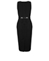 Givenchy Zipper Bodycon Dress, back view