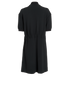 Gucci Front-Zip Dress, &pound;450, Clothing, Black, Acetate/Viscose, Back view