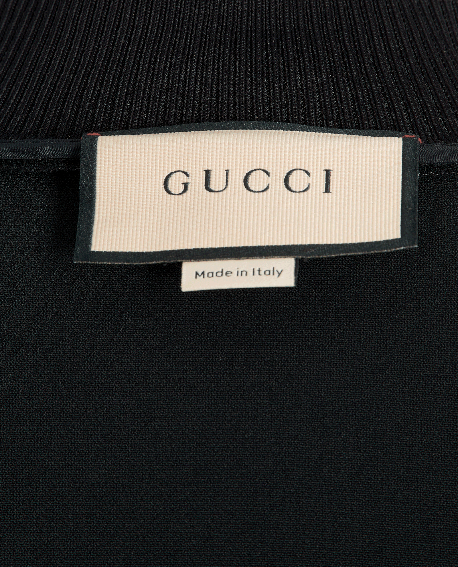 Gucci Front-Zip Dress, &pound;450, Clothing, Black, Acetate/Viscose, Other view