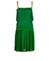 Gucci Chain Strap Pleated Dress, front view