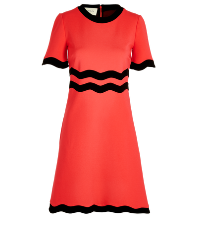 Gucci Scalloped Midi Dress, front view