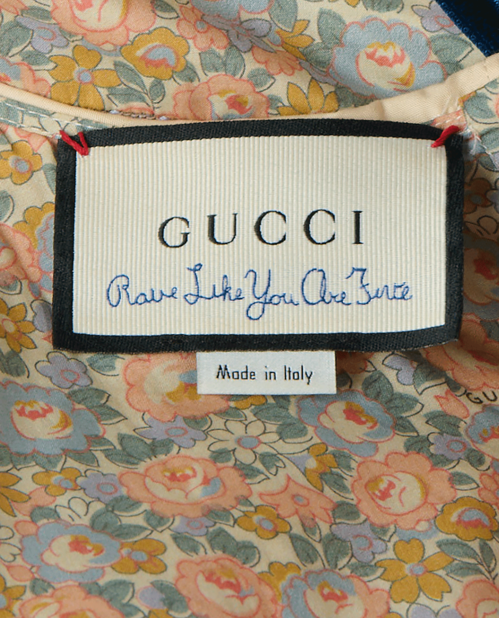 Gucci Rave Like You Are Five Babydoll Dress, &pound;295, Clothing, Beige, Cotton, Other view