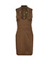 Gucci Tie Neck Sleeveless Dress, front view