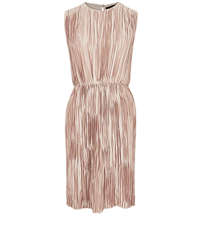 Gucci Pleated Midi High Neck Dress, front view