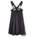 Gucci Metal Plates Babydoll Dress, front view