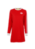 Gucci x Adidas T-Shirt Dress, &pound;150, Clothing, Red, Cotton, Front view