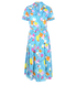 Gucci Tulip-Print Belted Dress, front view