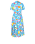 Gucci Tulip-Print Belted Dress, back view