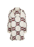 Gucci Interlocking G Hooded Dress, &pound;320, Clothing, Cream, Cotton/Polyester (Polymer), Back view