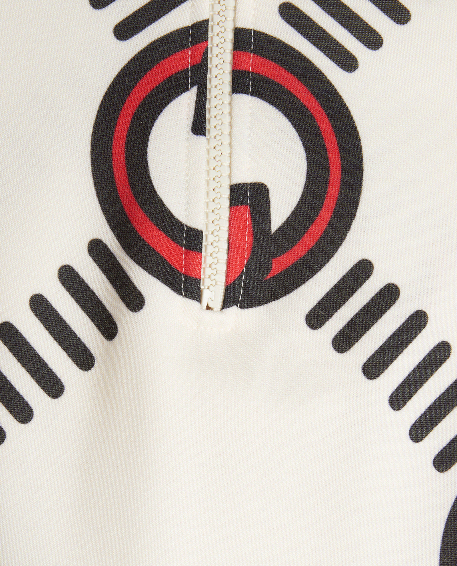 Gucci Interlocking G Hooded Dress, &pound;320, Clothing, Cream, Cotton/Polyester (Polymer), Other view