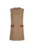 Gucci GG Canvas Sleeveless Dress, front view