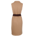 Gucci Belted V-Neck Dress, back view