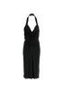 Gucci Embellished Halter Open Back Dress, front view