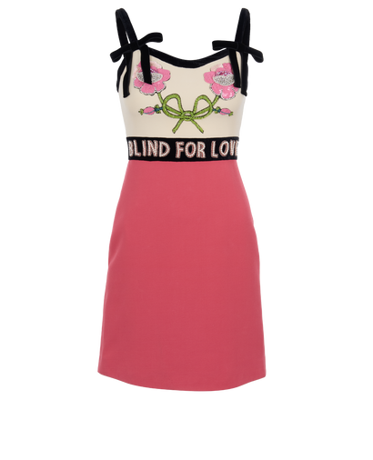 Gucci Embroidered 'Blind For Love' Dress, front view
