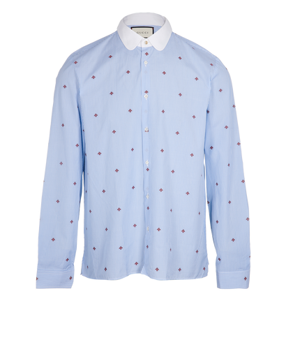 Gucci Bee Emrboidered Shirt, front view