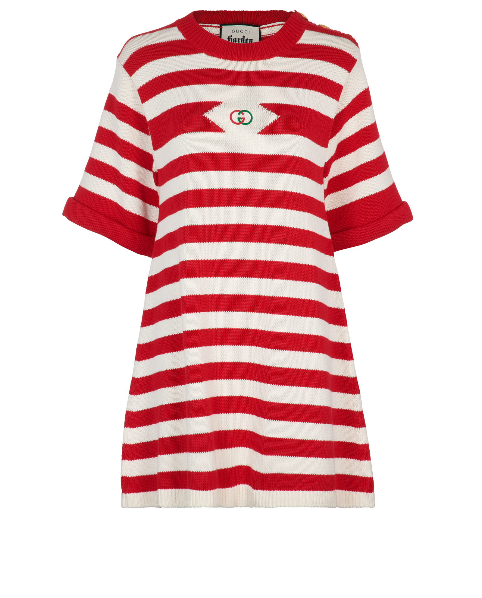 Pre-loved Gucci Garden Striped Dress - 395