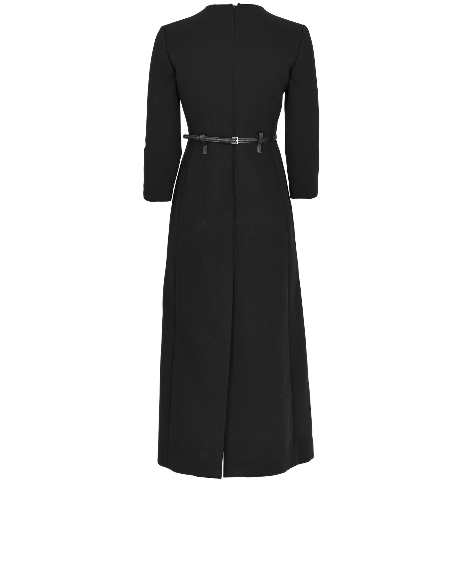 Gucci Horsebit Crepe Dress, &pound;450, Clothing, Black, Cotton, Back view