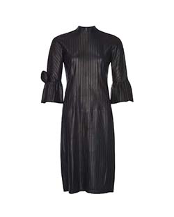 Gucci Midi Dress, Leather, Black, UK 14