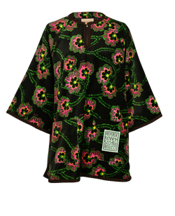 Gucci x Ken Scott Floral Dress, Cotton, Green/Pink, UK10, 3*