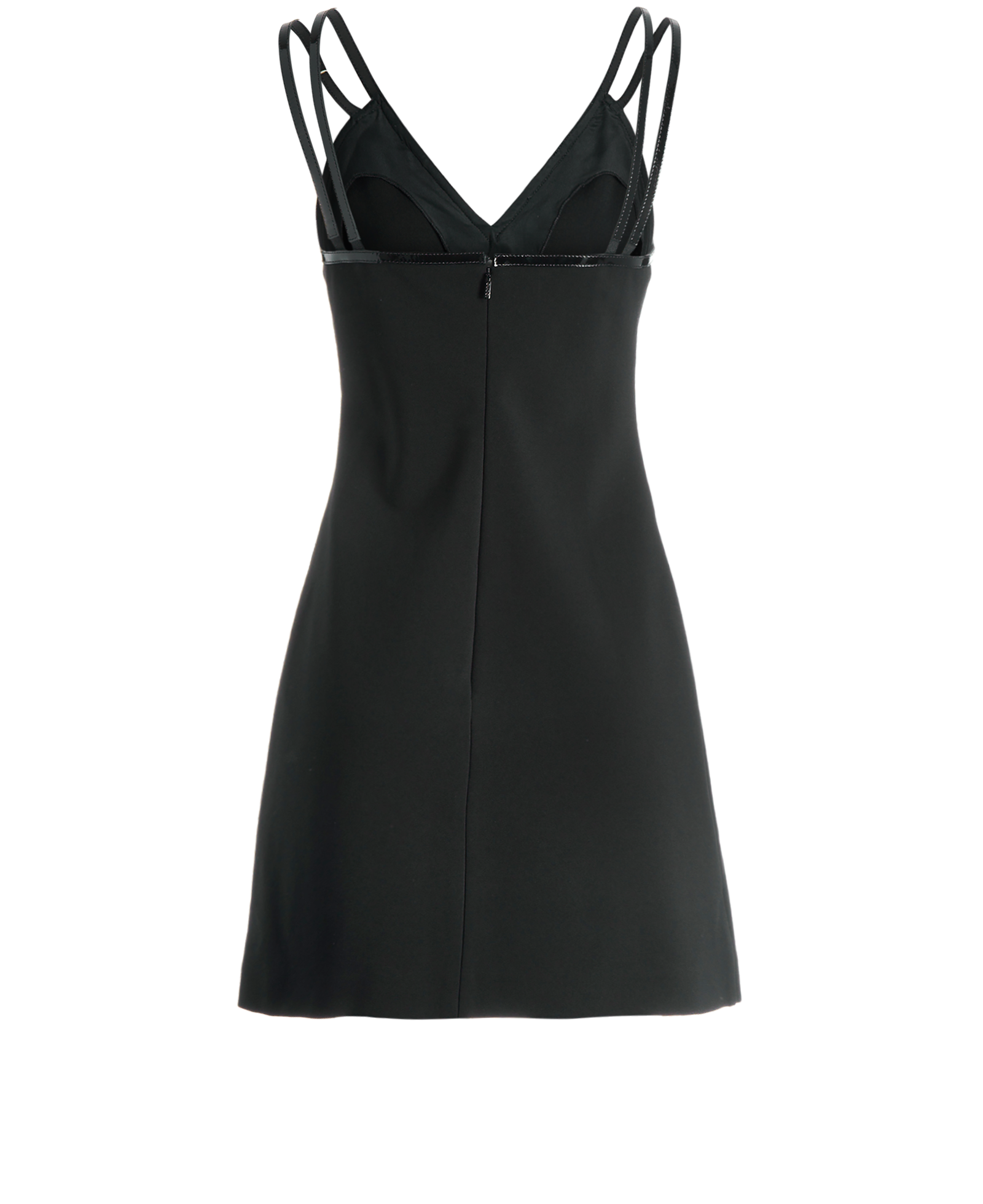 Gucci Crystals Square G Mini Dress, &pound;550, Clothing, Black, Polyester Mix/Viscose, Back view