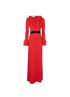 Gucci Ruffled Evening Dress, front view