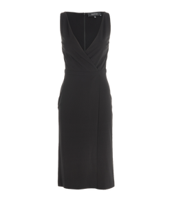Gucci Knee Length Dress, Viscose, Black, UK6, 2*