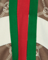 Gucci Interlocking G Dress, &pound;795, Clothing, Brown/Green/Red, Polyester (Polymer), Other view