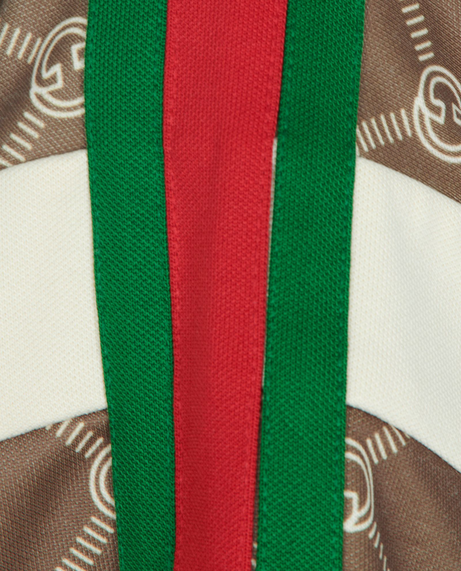 Gucci Interlocking G Dress, &pound;795, Clothing, Brown/Green/Red, Polyester (Polymer), Other view