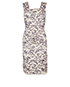Yves Saint Laurent Floral Print Dress, front view