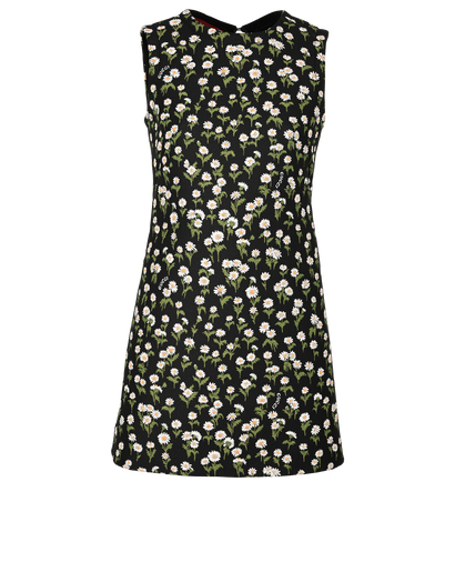 Gucci Daisy Backless Mini Dress, £650, Clothing, Black, Polyester (Polymer), Front view