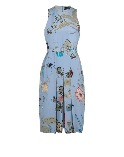 Gucci Pleated Floral Dress, front view