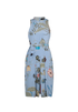 Gucci Pleated Floral Dress, front view