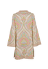 Gucci V Neck Dress, &pound;220, Clothing, Pink, Cotton, Back view
