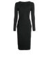 Gucci Ribbed Dress, back view
