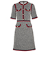 Gucci Woven Button Detail Dress, front view