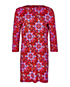 Hermes Printed Shift Dress, &pound;265, Clothing, Pink/Red/White, Cotton, Front view