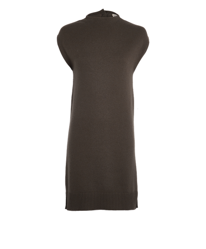 Hermes Perforated H Logo Sleevesless Dress, front view