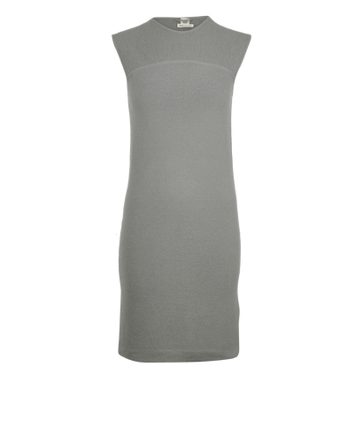 Hermes Knitted Sleeveless Dress, £375, Clothing, Grey, Alpaca Wool, Front view