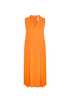 Hermes V-Neck Sleeveless Dress, &pound;250, Clothing, Orange, Silk/Viscose, Front view
