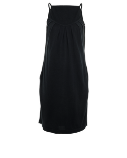 Hermes Vintage Sleeveless Dress, Cotton/Silk, Navy, UK6, 1*